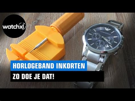 schakel verwijderen horloge|schakelband verkleinen.